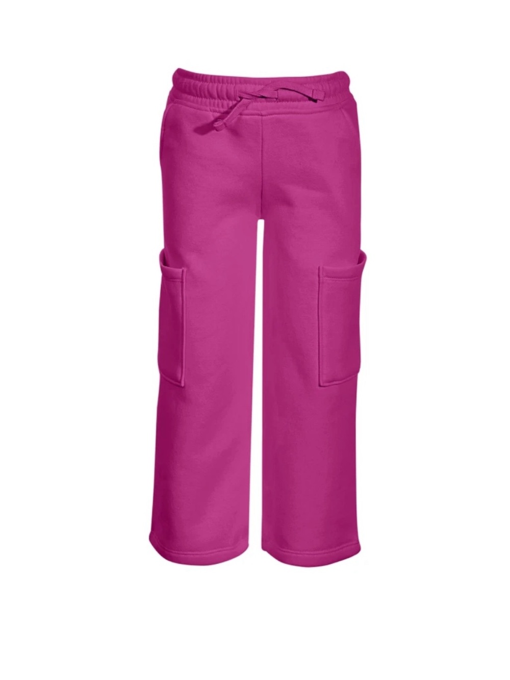 Epic Threads Girls Fleece Wide-leg Pants - Petunia Pink